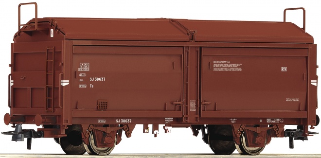 Sliding roof/sliding Wall Box car<br /><a href='images/pictures/Roco/224660.jpg' target='_blank'>Full size image</a>
